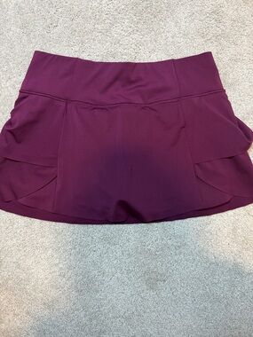 Athleta Plum Wine Athletic Skort